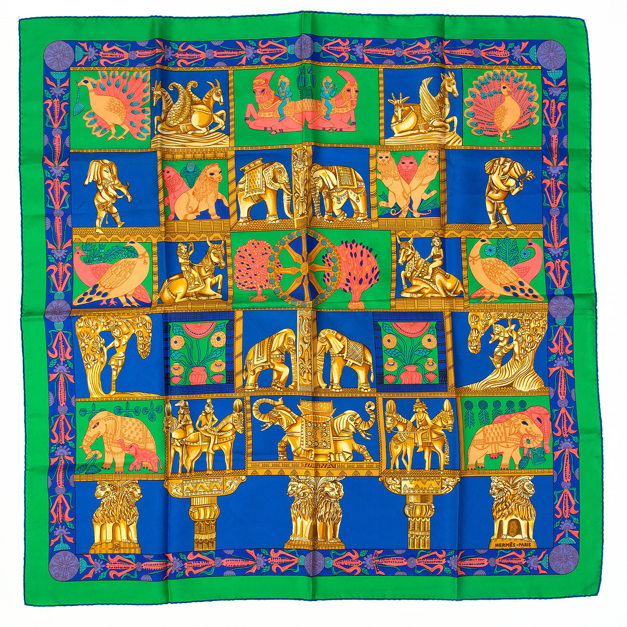 HERMÈS, scarf, "Torana".