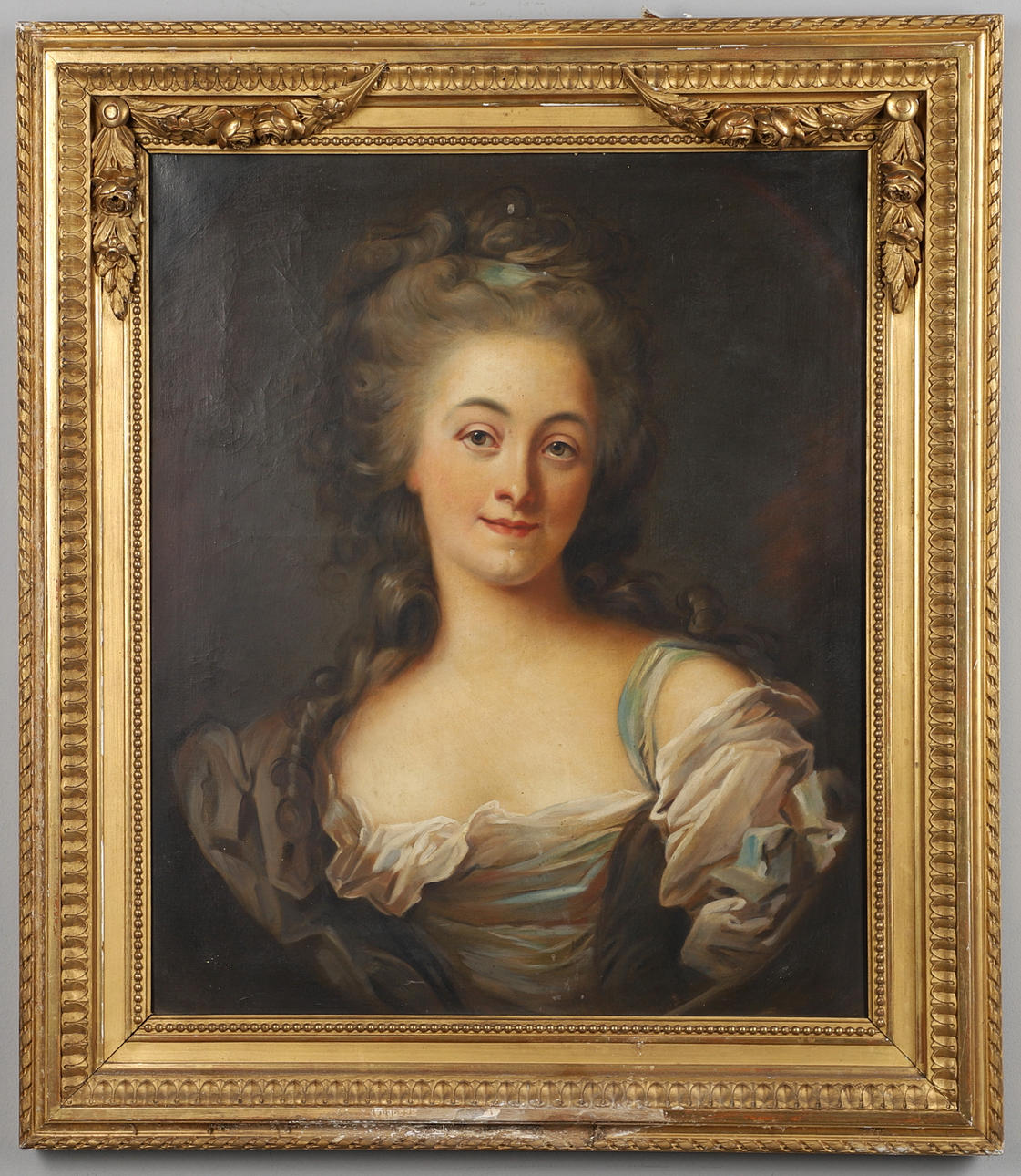 IN THE MANNER OF FRANCOIS HERBERT DROUAIS (1727-1775). PORTRAIT OF A LADY.