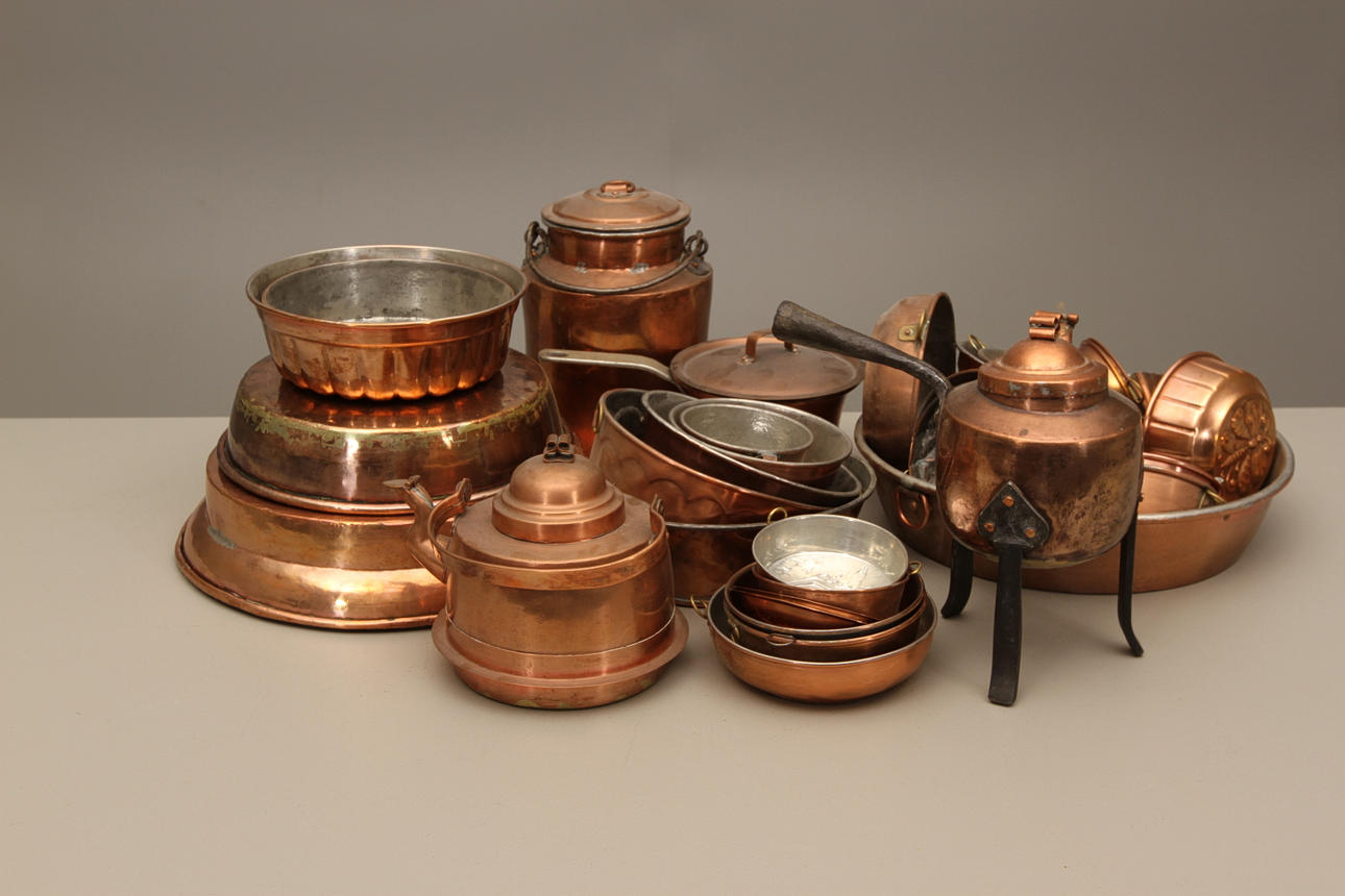 PARTI KOPPARFÖREMÅL, 1800-1900-tal.