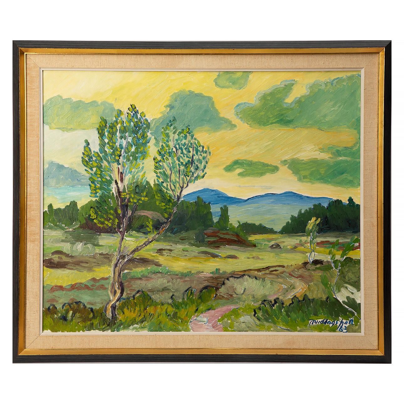 PAULUS MIDDAGSFJÄLL. Oil on canvas, signed and dated 63.