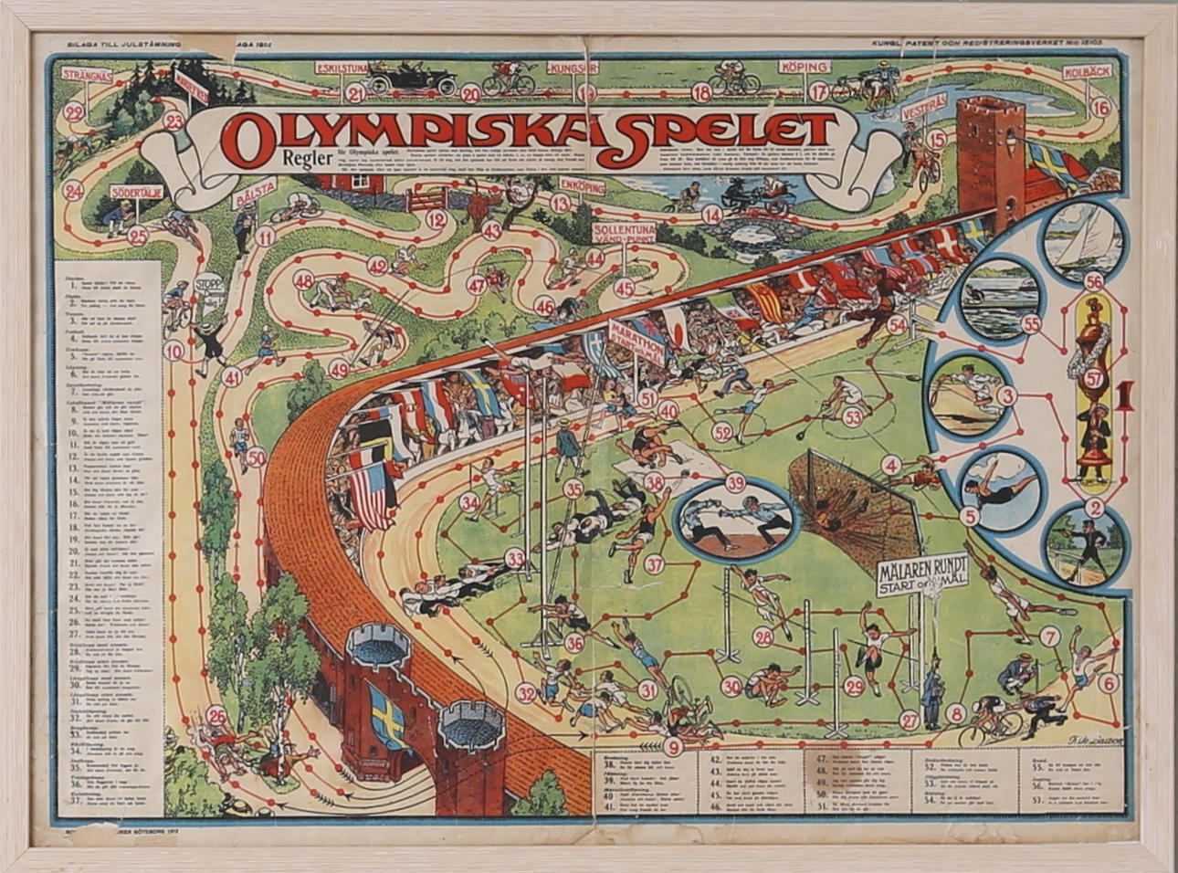SPELPLAN, Olympiska spelet, 1912.