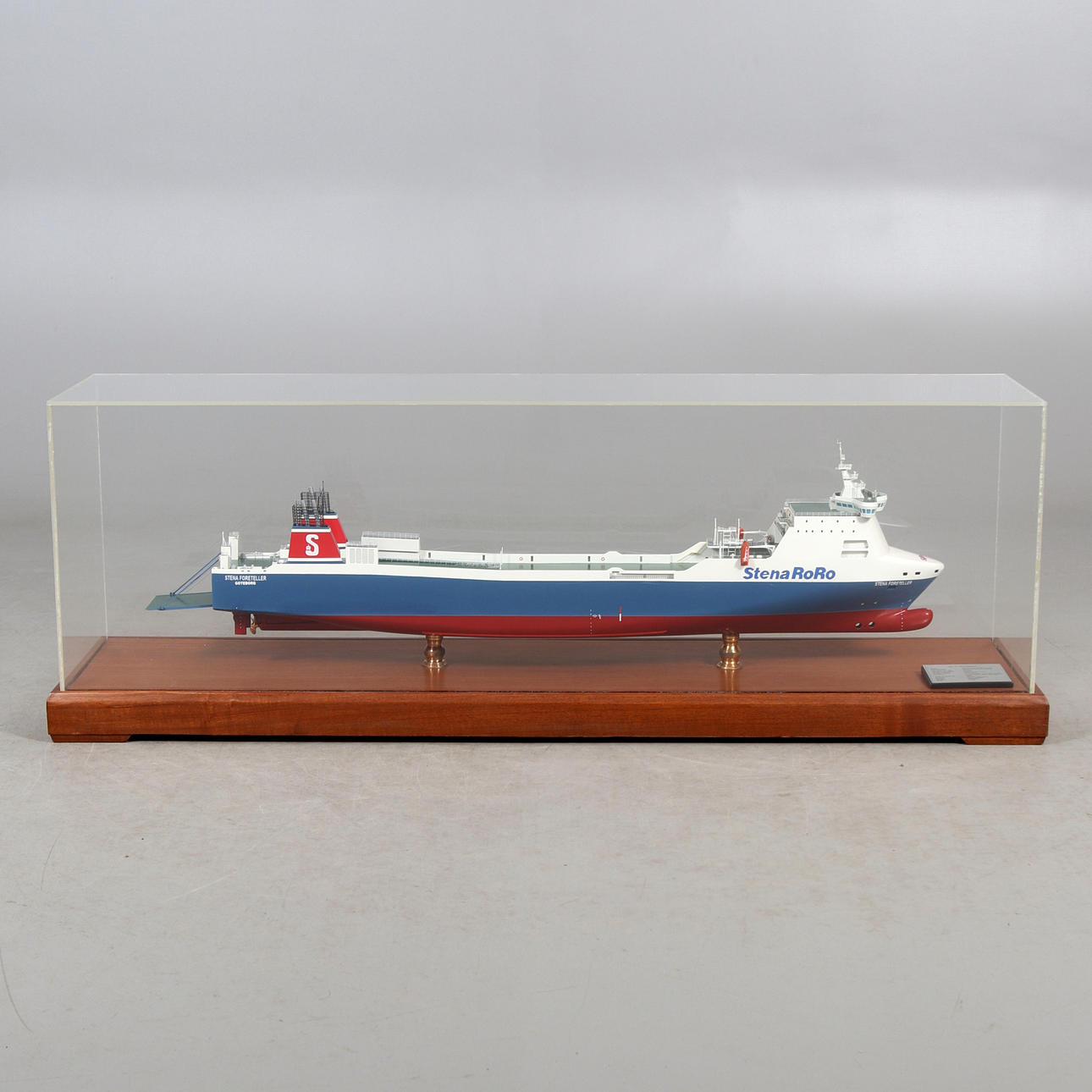 SCHIFFSMODELL, Versandmodell, M/V Stena Foreteller, Stena RoRo. 2000er.