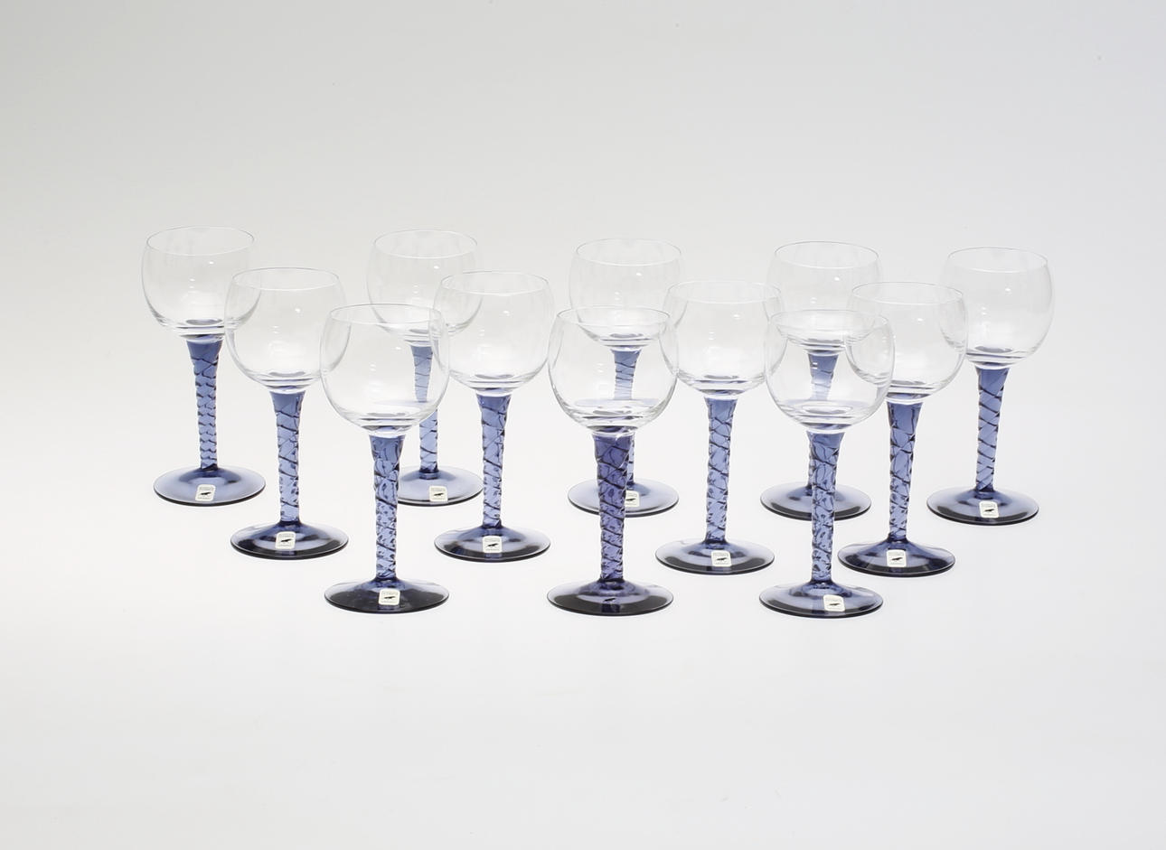 LIKÖRGLAS, 12 st, Twist, Älghult, Rolf Sinnemark.