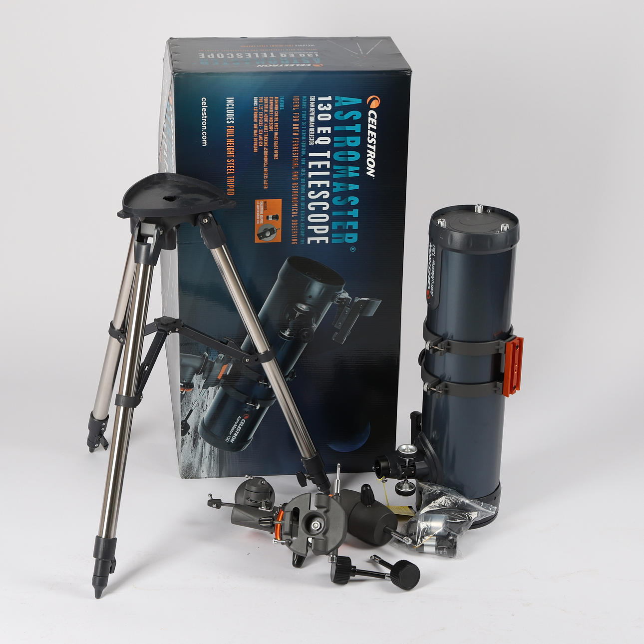 BINOCULARES DE ESTRELLAS Celstron, Astromaster, telescopio 130 EQ.