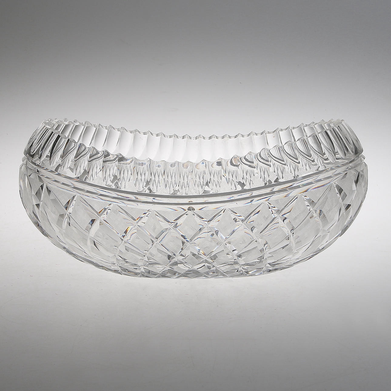 JARDINIERE, kristall, sannolikt, Orrefors 18/1900-tal.