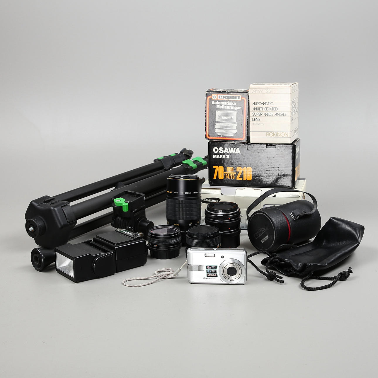 KAMERA, OBJEKTIV, STÄNDER usw., Cullman, Samsung Digimax L60.