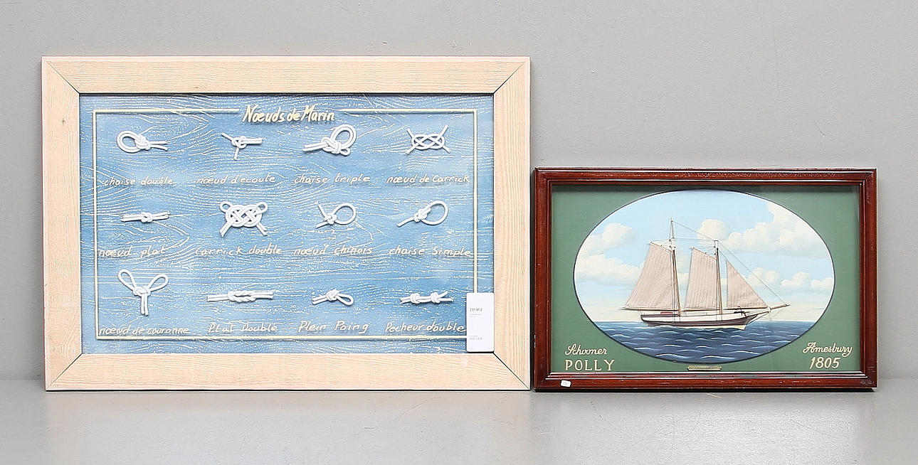 TITTSKÅP/TAVLOR, 2 st.