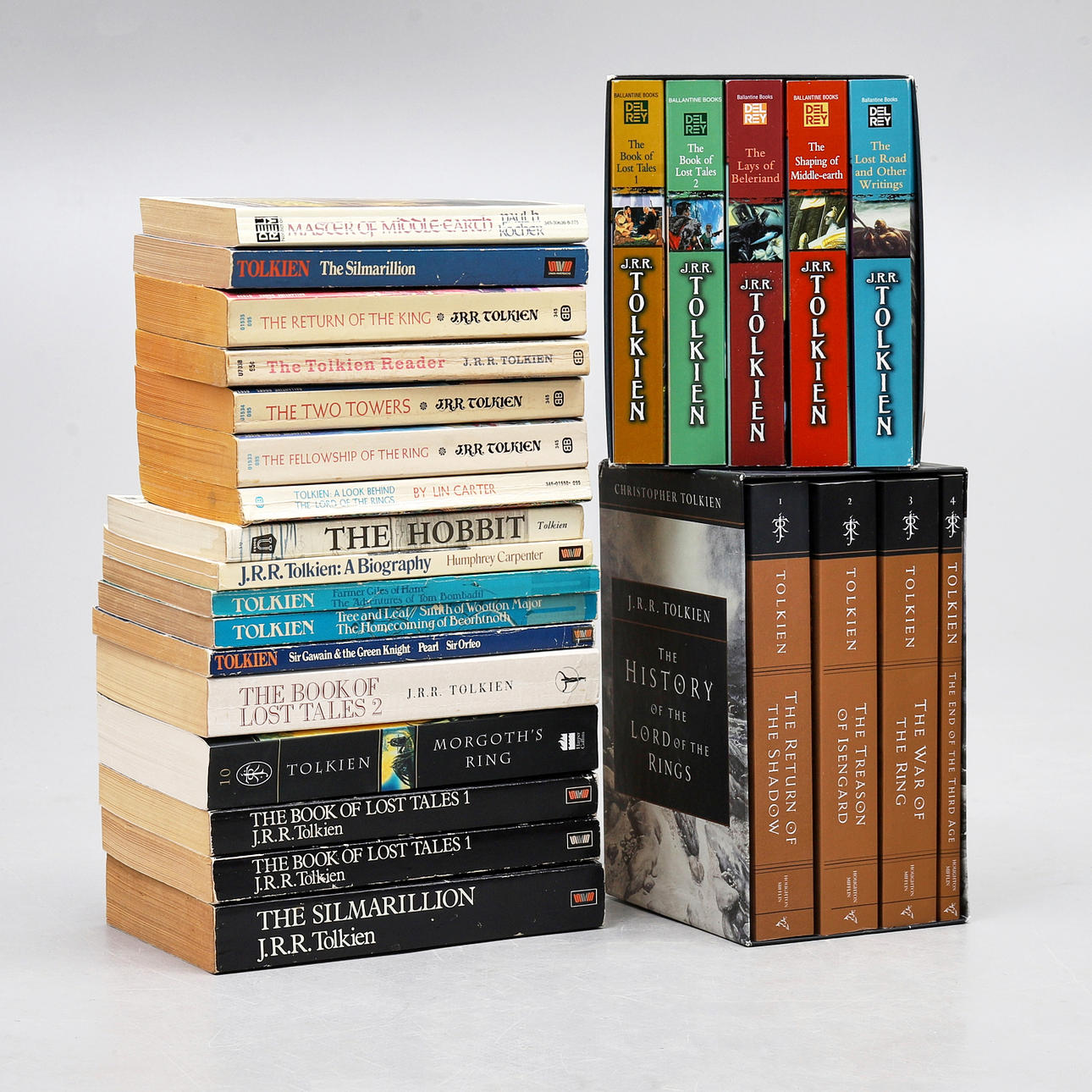 JRR TOLKIEN, 26 bind, engelsk paperback.