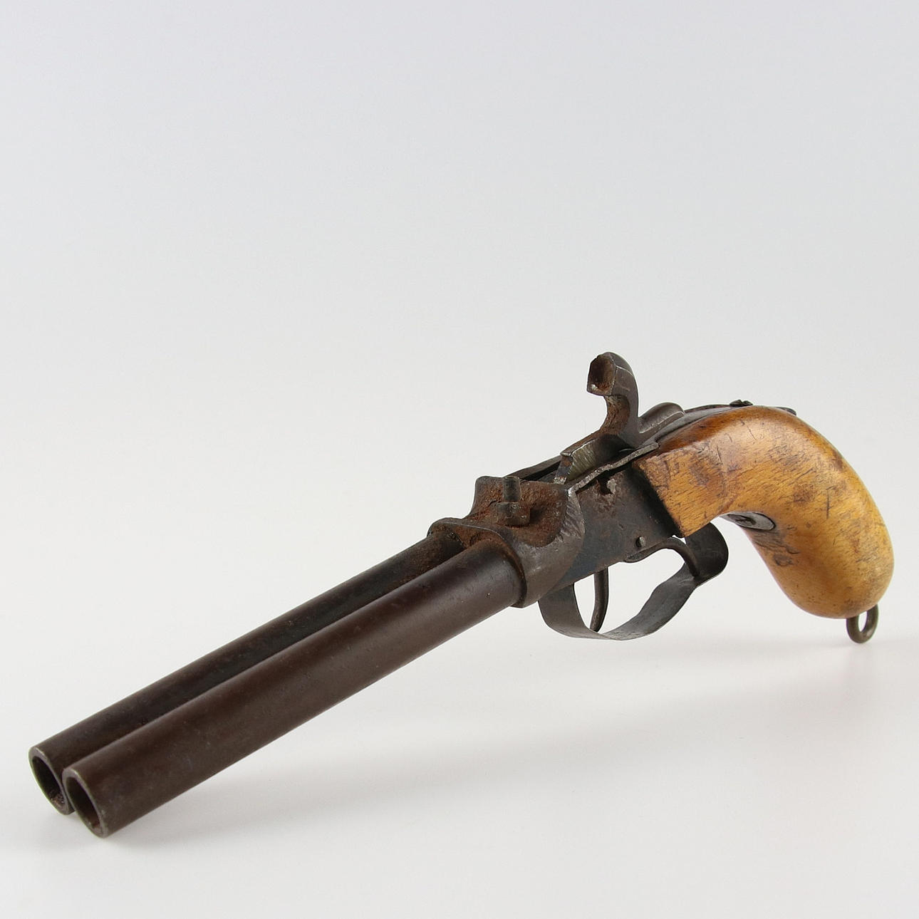BLOCK PISTOL, 1800s - early 1900s.