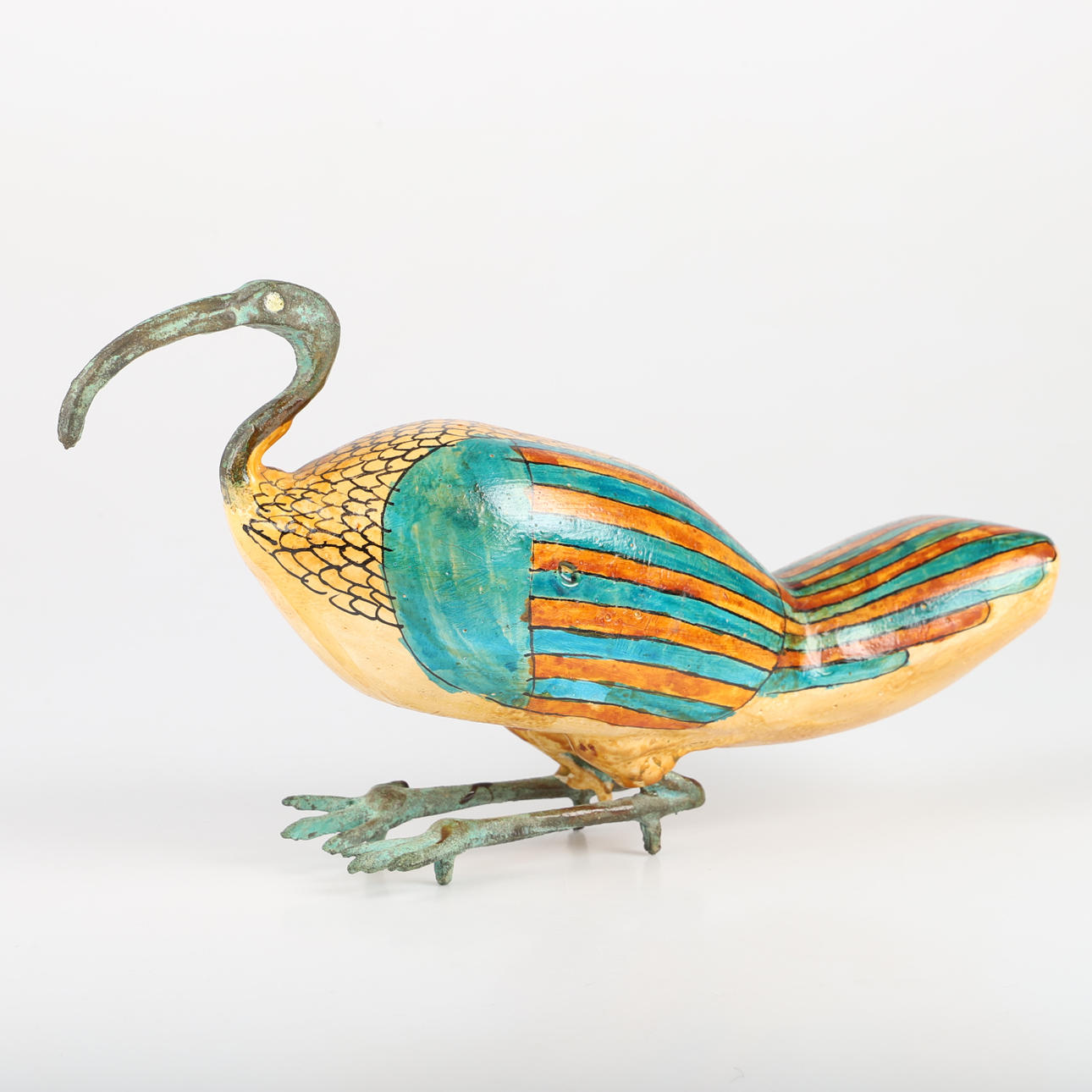 FIGUR, papmache/metal, Asien.