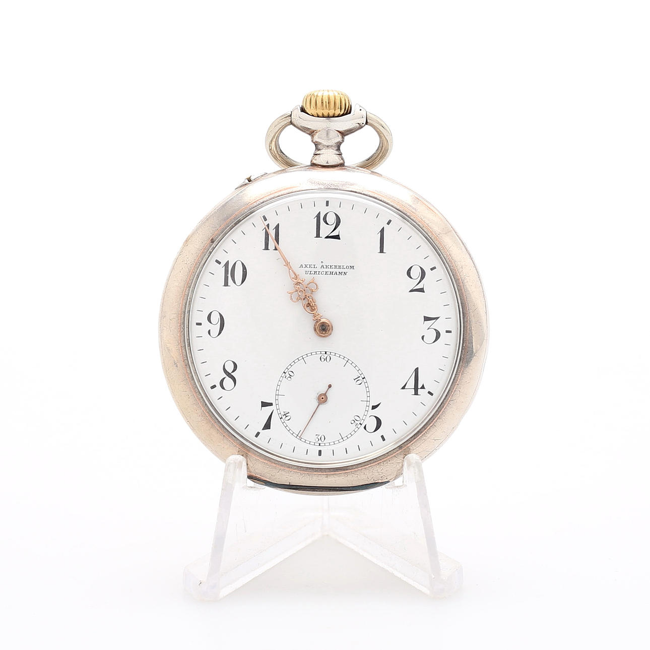 RELOJ DE BOLSILLO, IWC, plata.