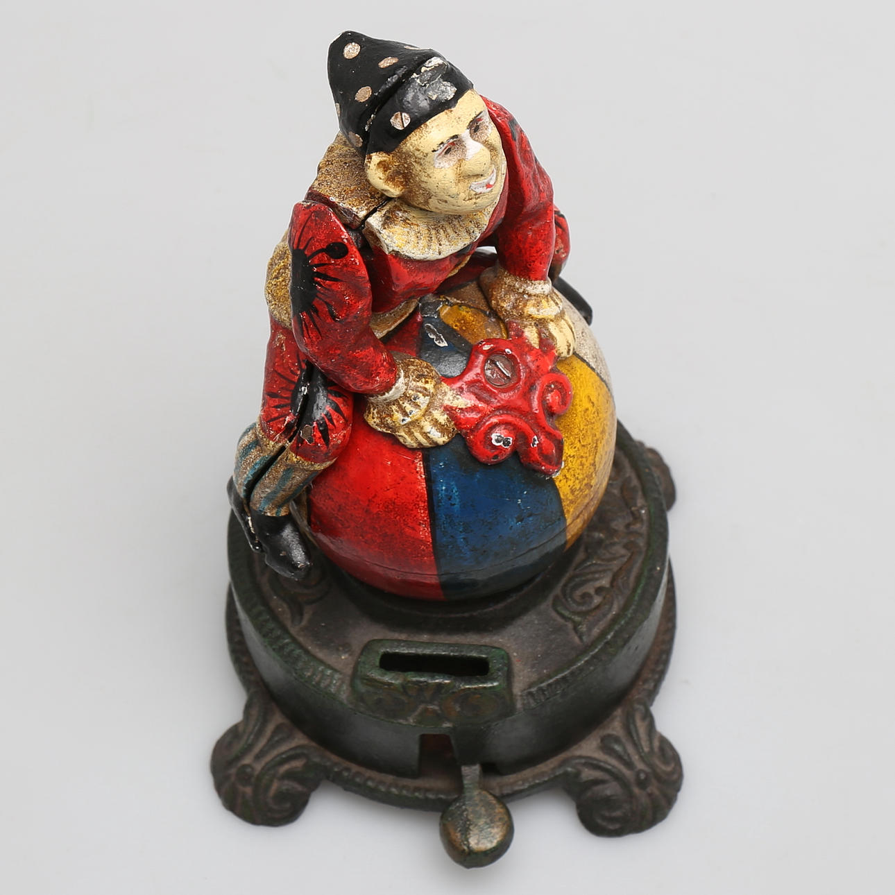 SPARBÖSSA i gjutjärn, Harlekin, modern tillverkning.