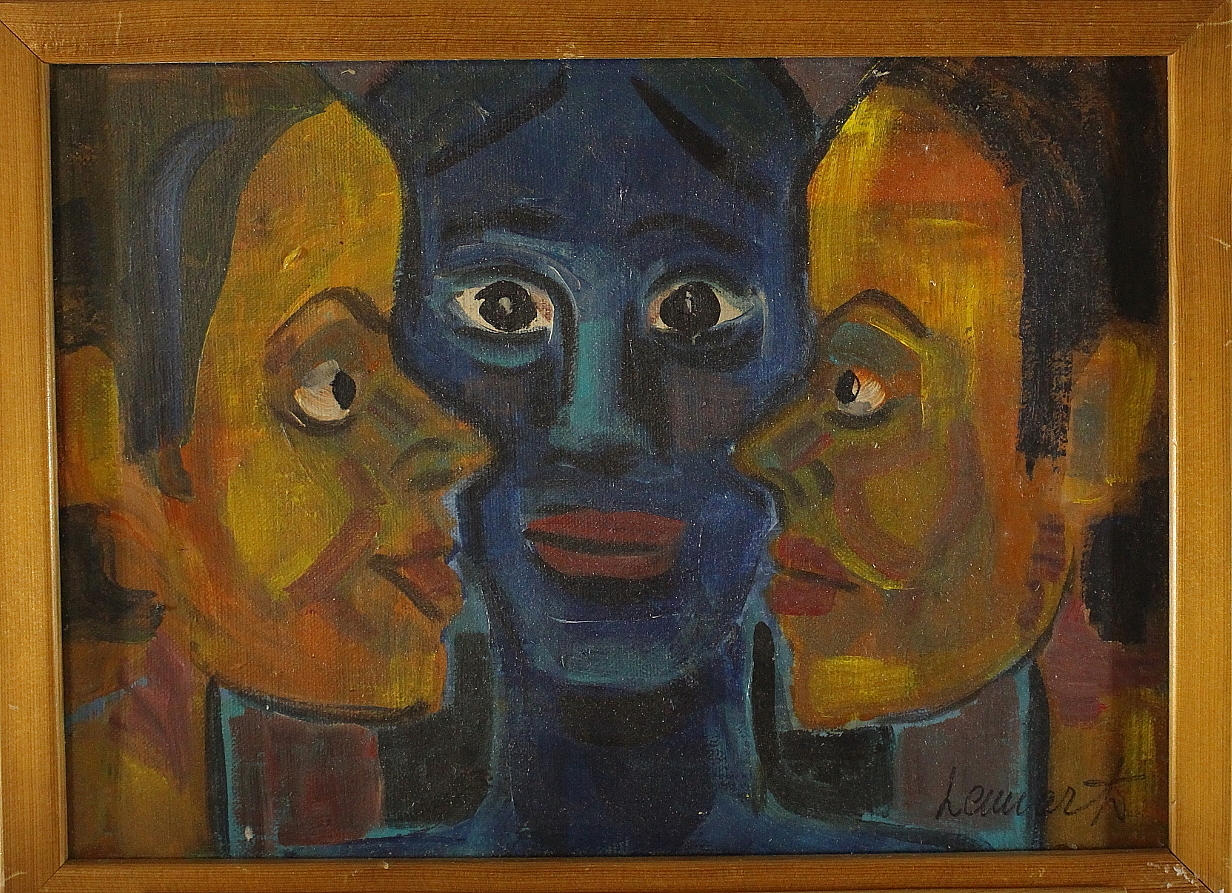 OIDENTIFIERAD KONSTNÄR. olja på duk, signerad lennarth?