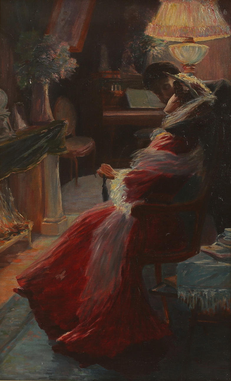 Unknown artist, oil on canvas, 19th century, signed. Art - Paintings ...