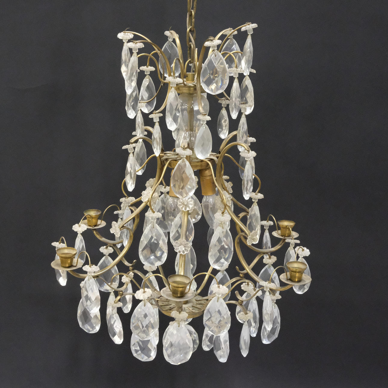 CHANDELIER, ROCOCO STYLE.
