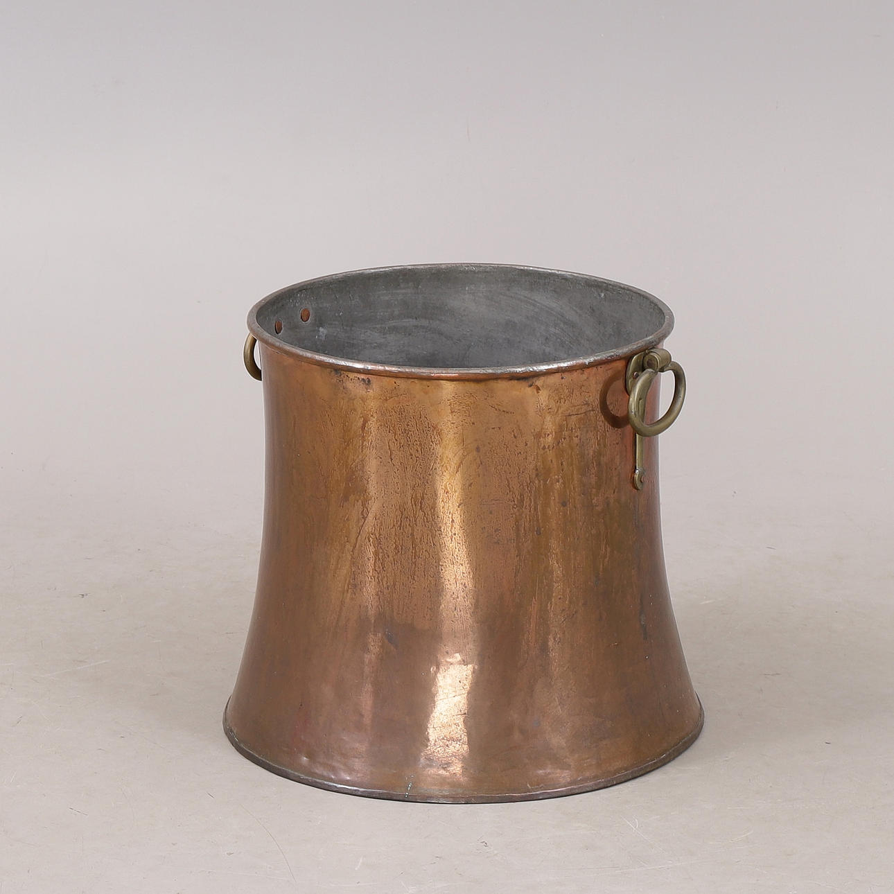 COPPER BARREL. 1800s / 1900s.