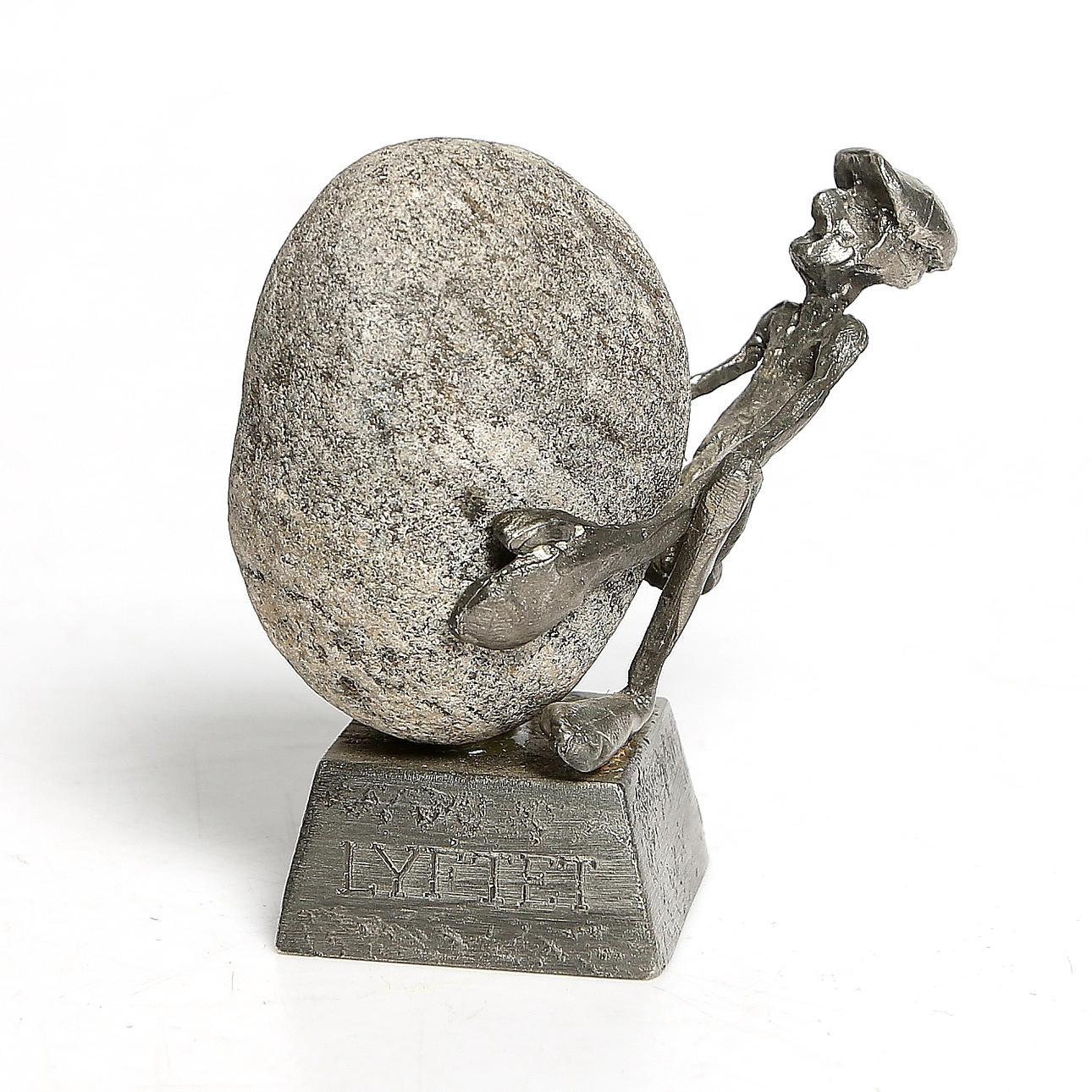 HENRY GUSTAFSSON. Skulptur, "Lyftet", signerad.