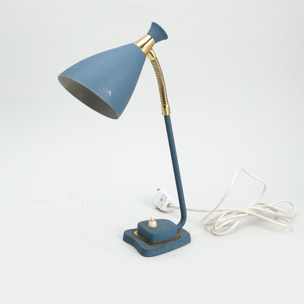 TABLE LAMP, marked AJH.5, mid-20th century.