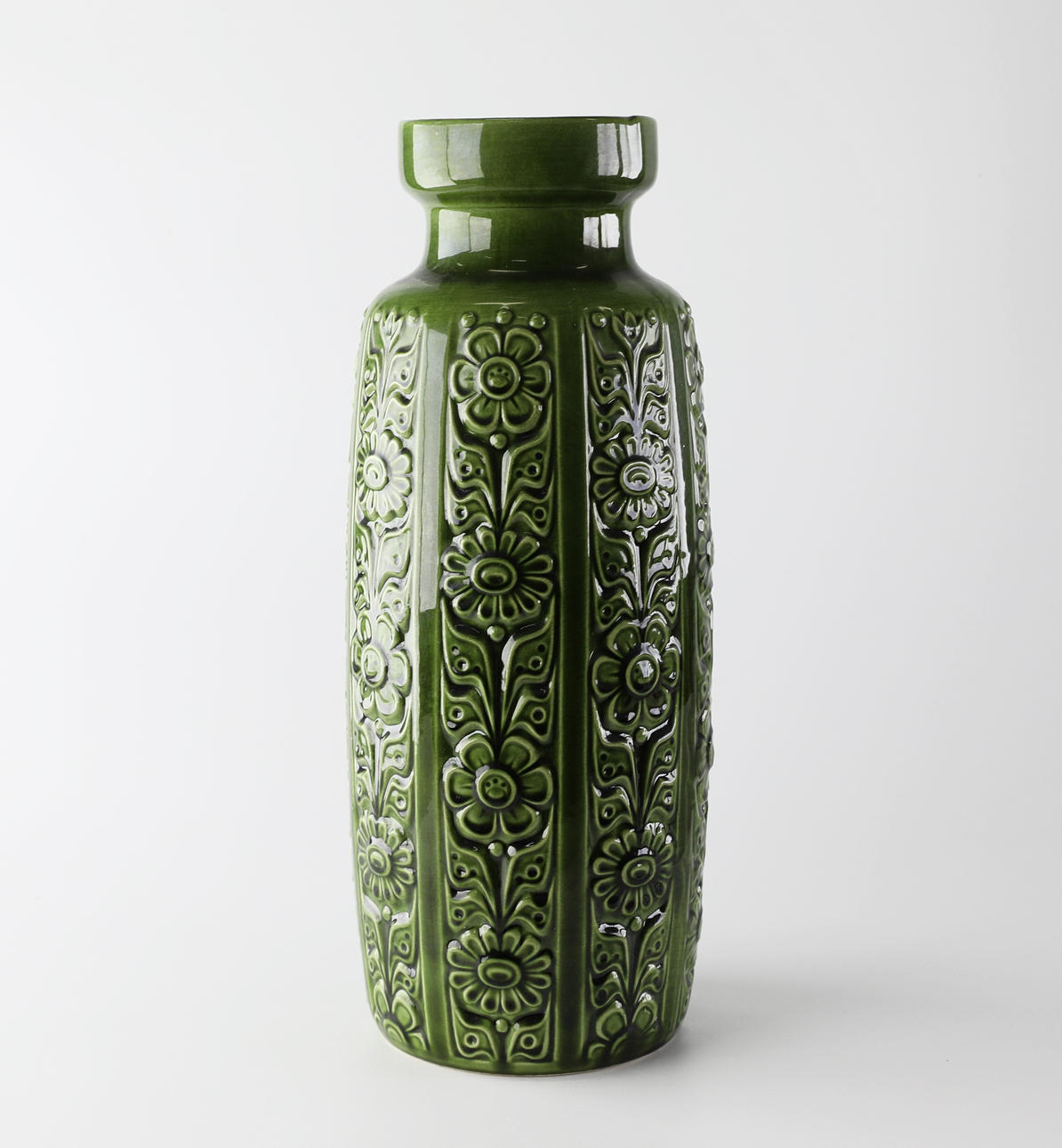 FLOOR VASE, ceramics, West Germany.