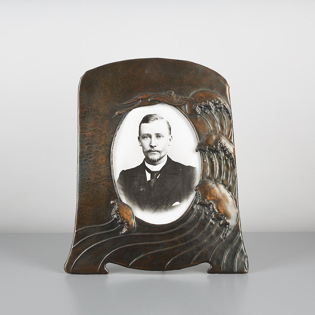 PHOTO FRAME, art nouveau, copper.