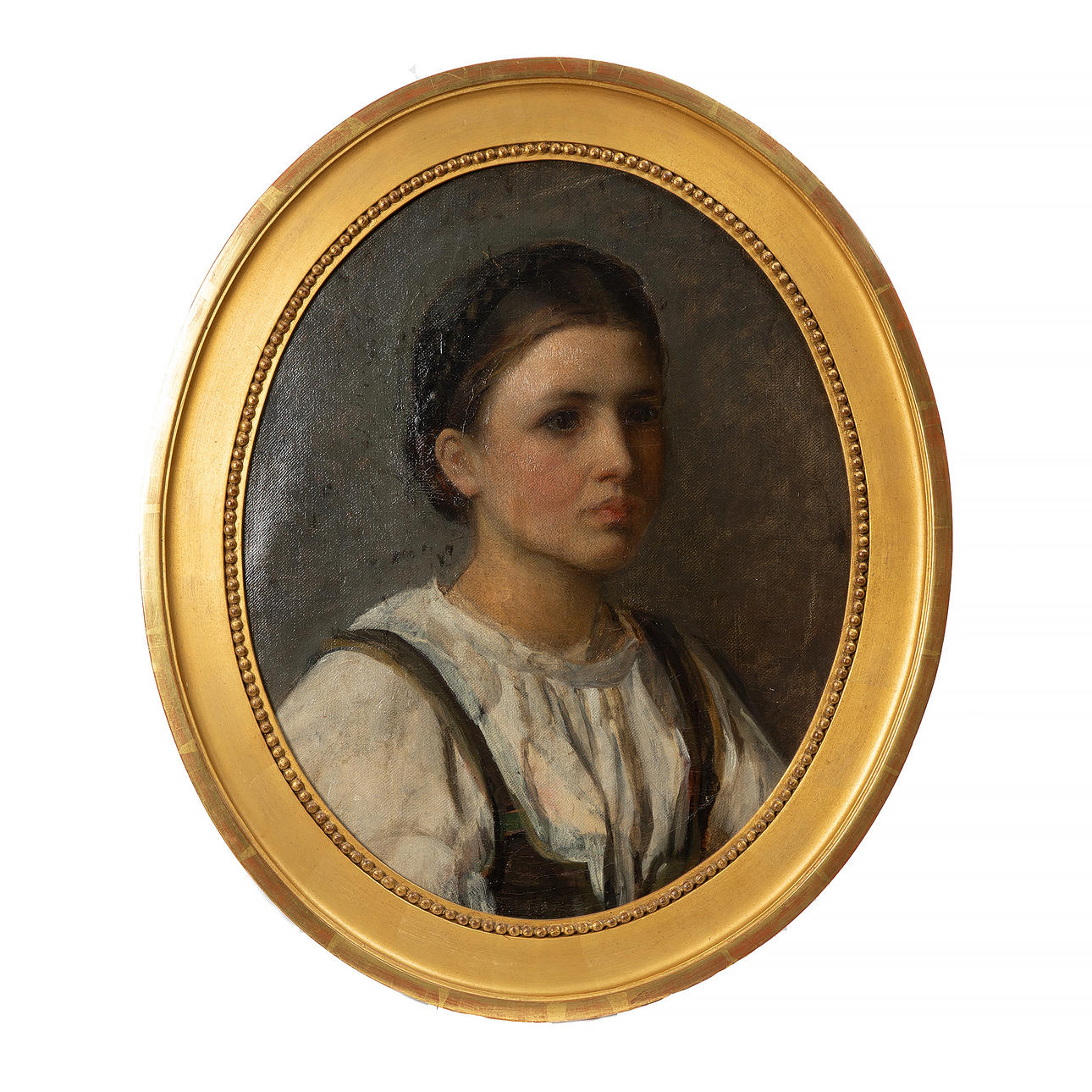 SOFIE RIBBING. Olie på lærred, ikke signeret.