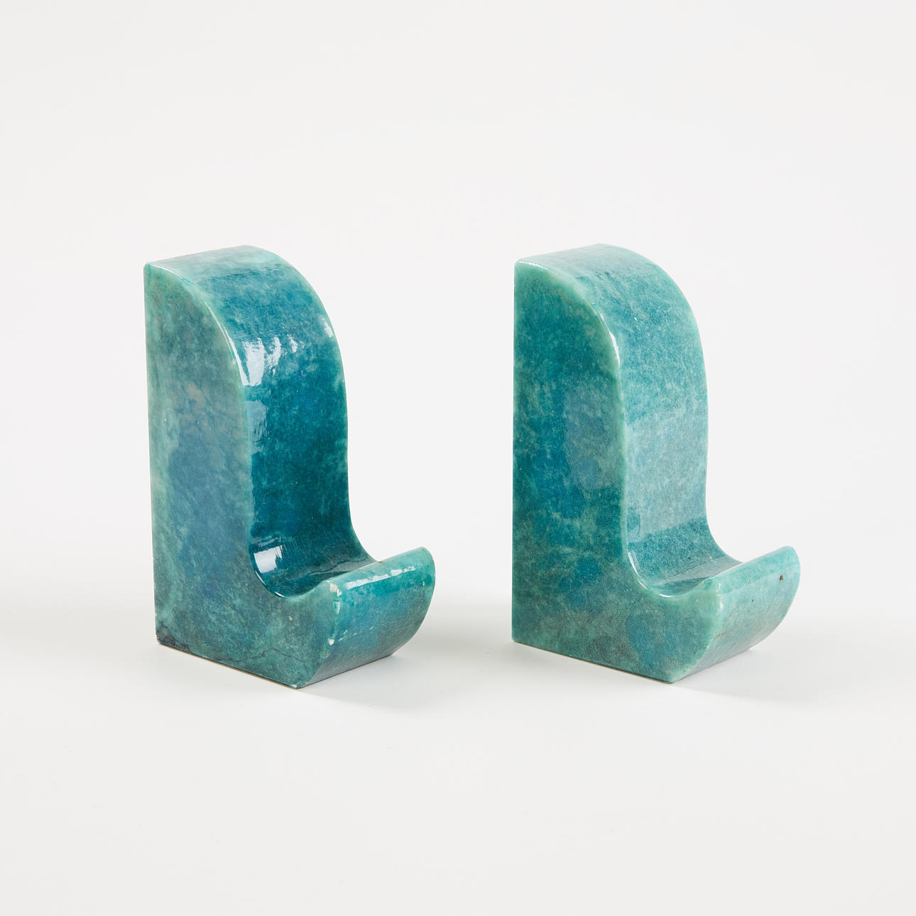 BUCHHALTER, ein Paar, Marmor, Italien 1900.