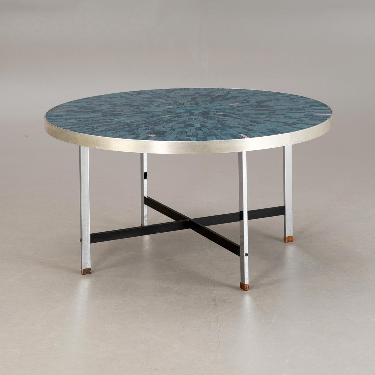 BERTHOLD MÜLLER. Mosaic Table by Berthold Müller, 1960s.