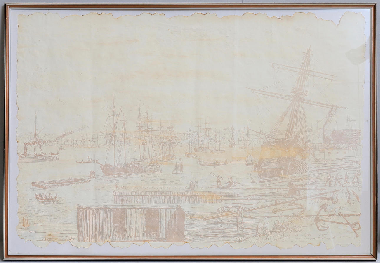 ROBERT HÖGLUND. tryck, signerad i trycket.