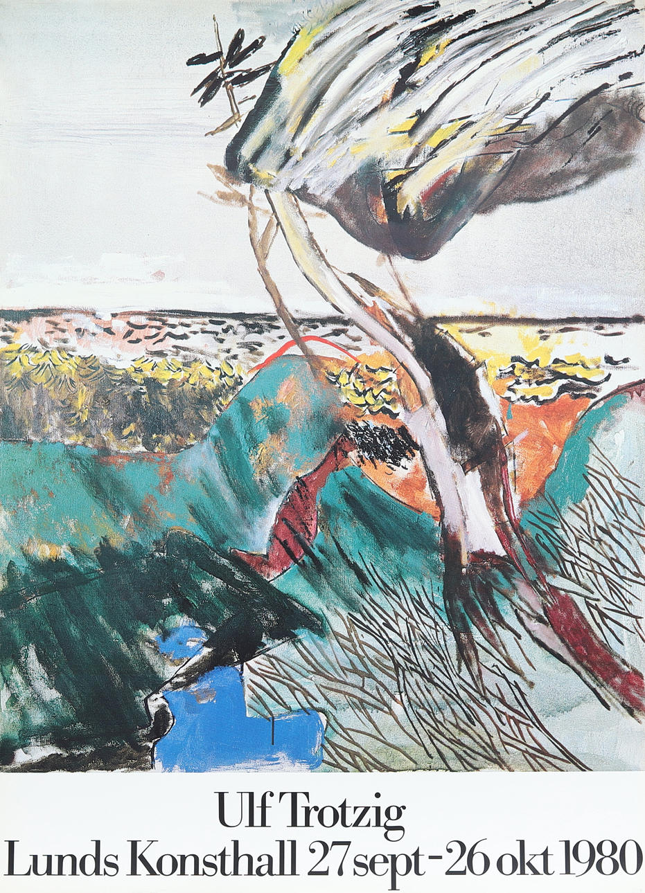 POSTER, Ulf Trotzig, Lund Art Gallery 1980.