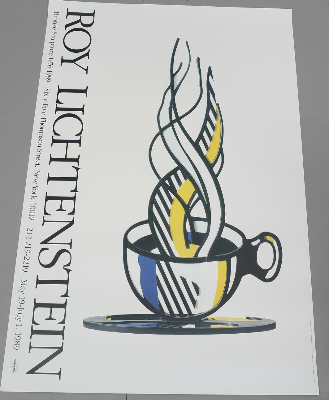 ROY LICHTENSTEIN. Utställningsaffisch.