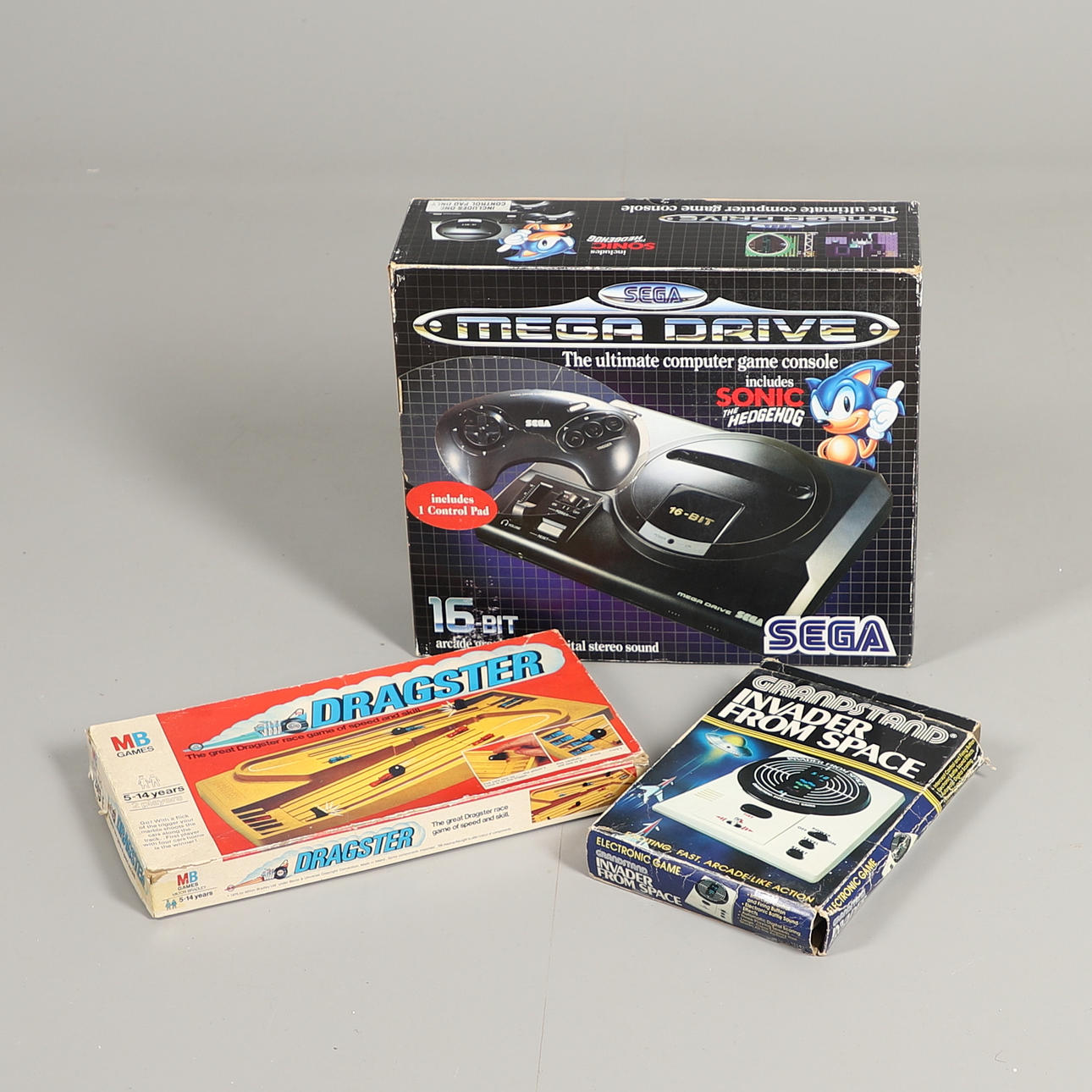 A SEGA MEGA DRIVE BOXED COMPUTER.