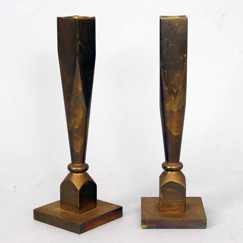 LJUSSTAKAR, mässing, 1 par, GO Prododuct AB.