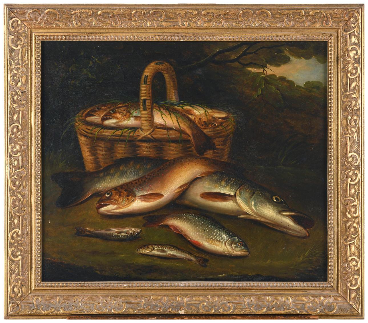 ATTRIBUTED TO JOHN BUCKNELL RUSSELL (1819-1893). THE FISHERMAN'S CATCH.