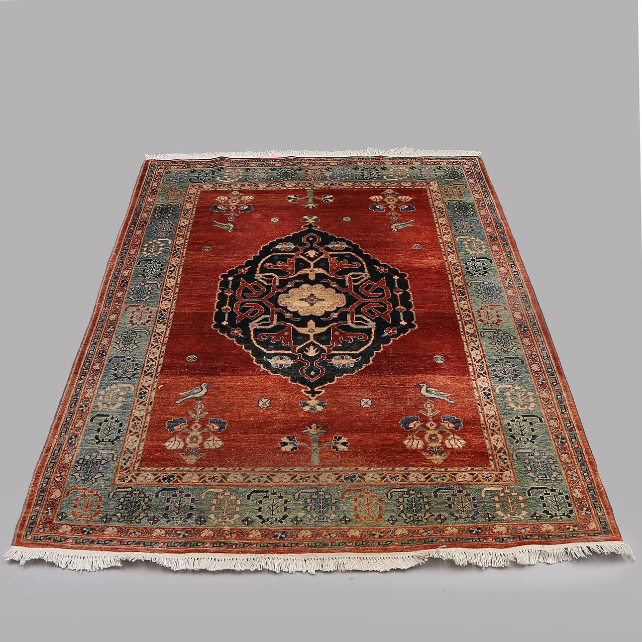 MATTA, röd, 1900-tal, 200 x 150 cm. Mattor & Textil - Mattor - Auctionet