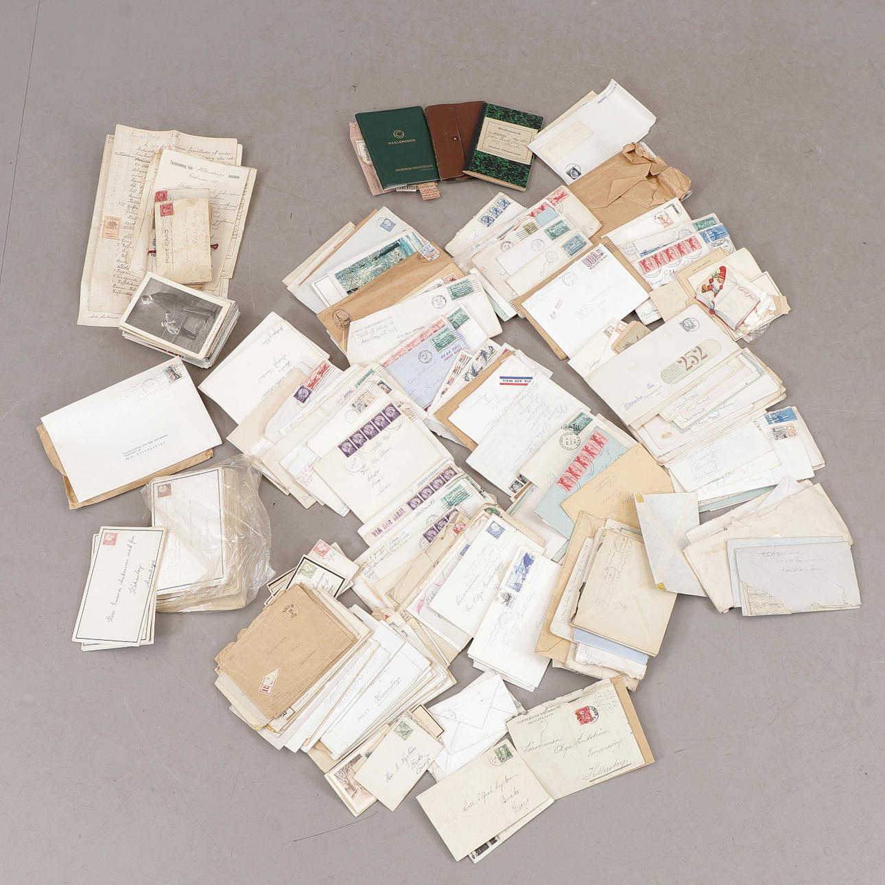 AMERIKANISCHER BRIEF, POSTKARTE usw. Anfang 20. Jahrhundert.