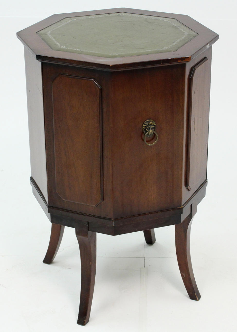 BARBORD/SKÅP, åttakantigt, Engelsk stil, 1900 tal.