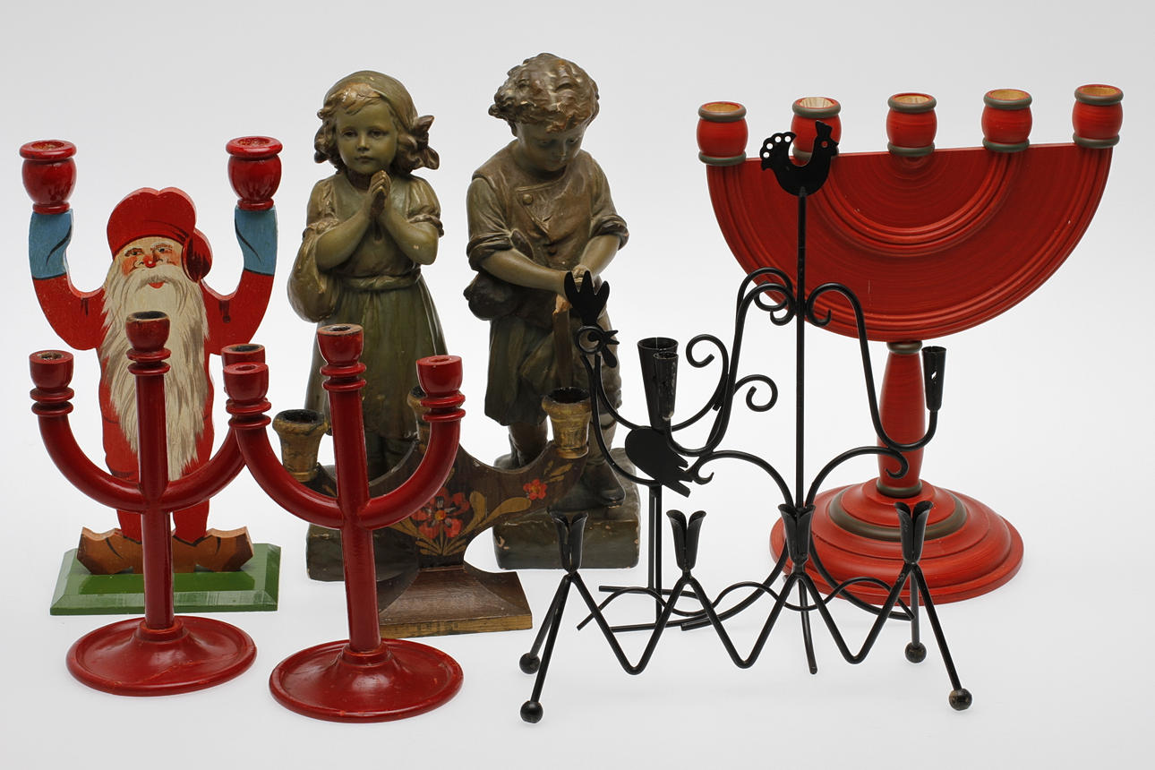 PARTI LJUSSTAKAR och FIGURINER, 1900-tal.