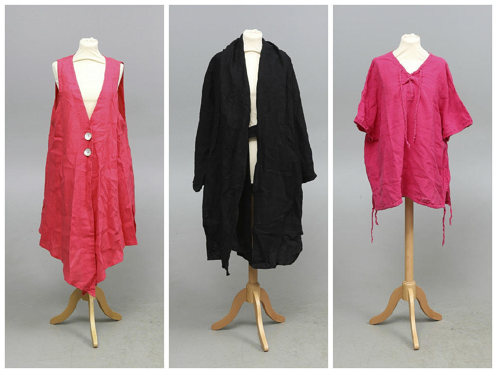 KLÄDER, 3 delar, Olars Ulla, Klädd i konst.