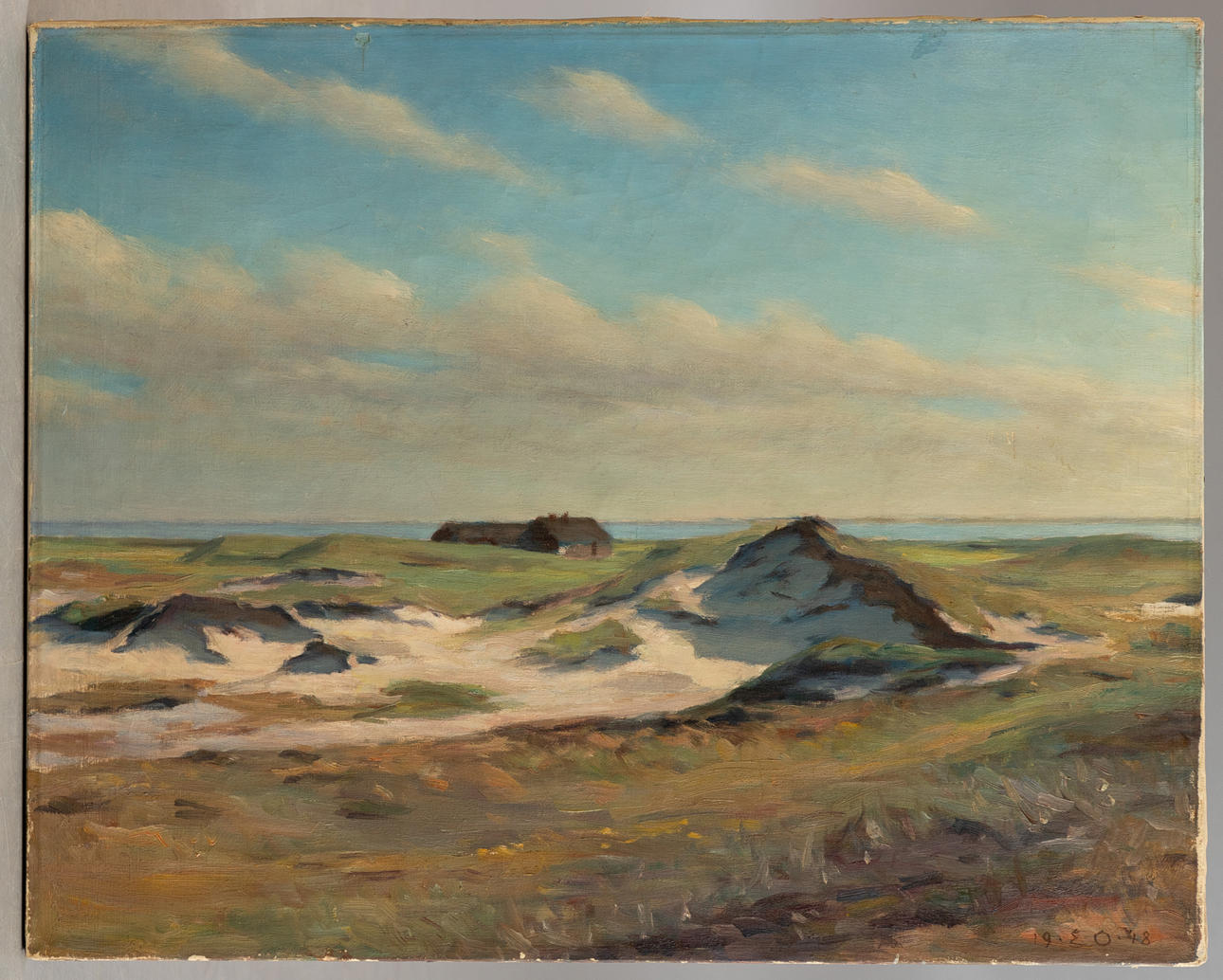ERNST ODEFEY (1882-1964). Dünenlandschaft auf Sylt.