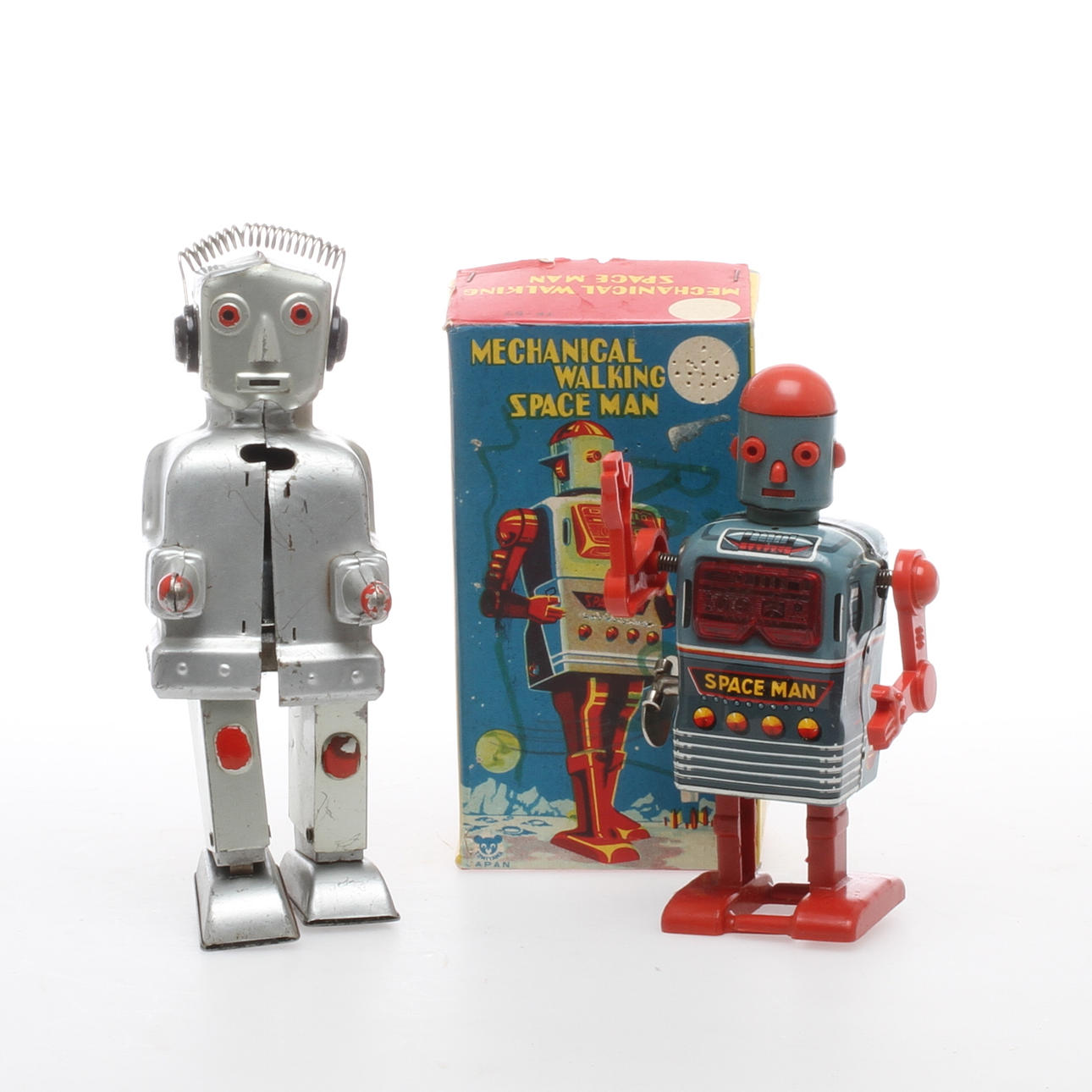 ROBOTAR 2 st varav en "Space man" Tomiyama Japan.