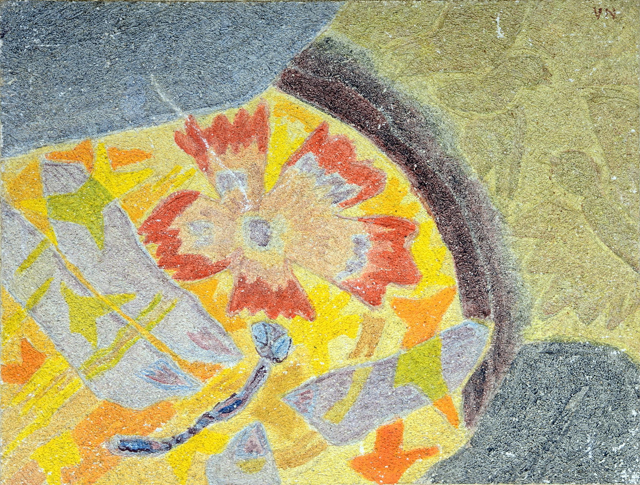 VERA NILSSON. Betongrelief.