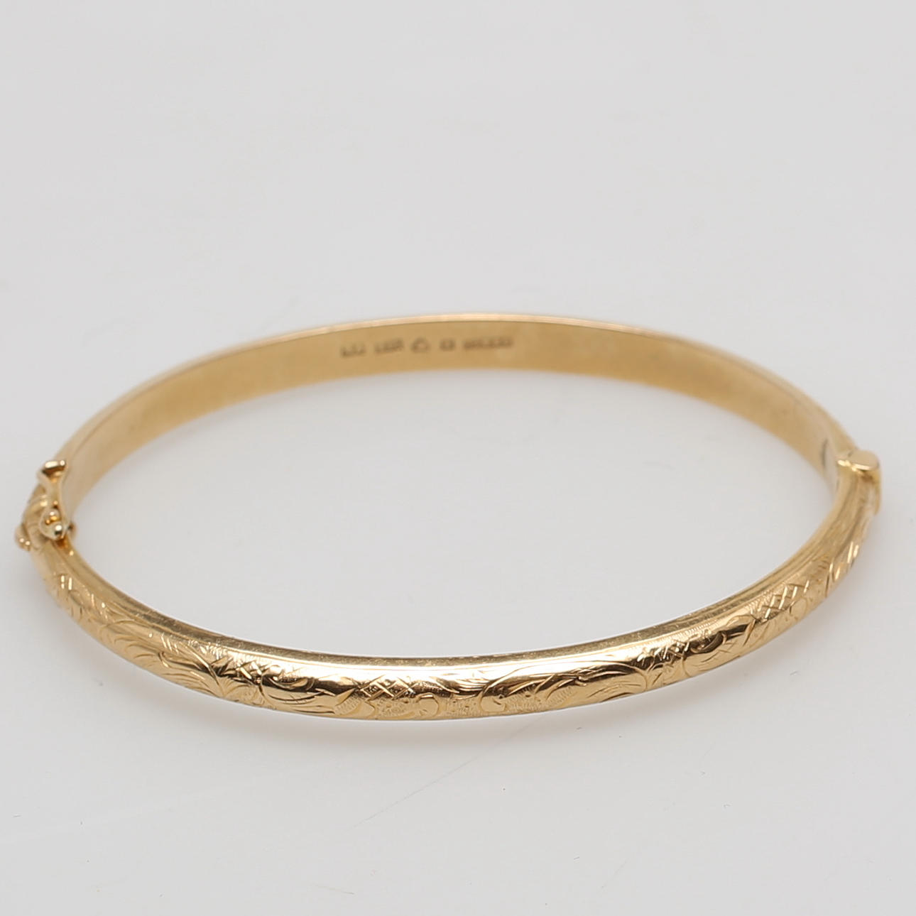 ARMBAND i 18K gulguld, Guldvaruaktiebolaget G. Dahlgren & Co Ab, Malmö, 1947.