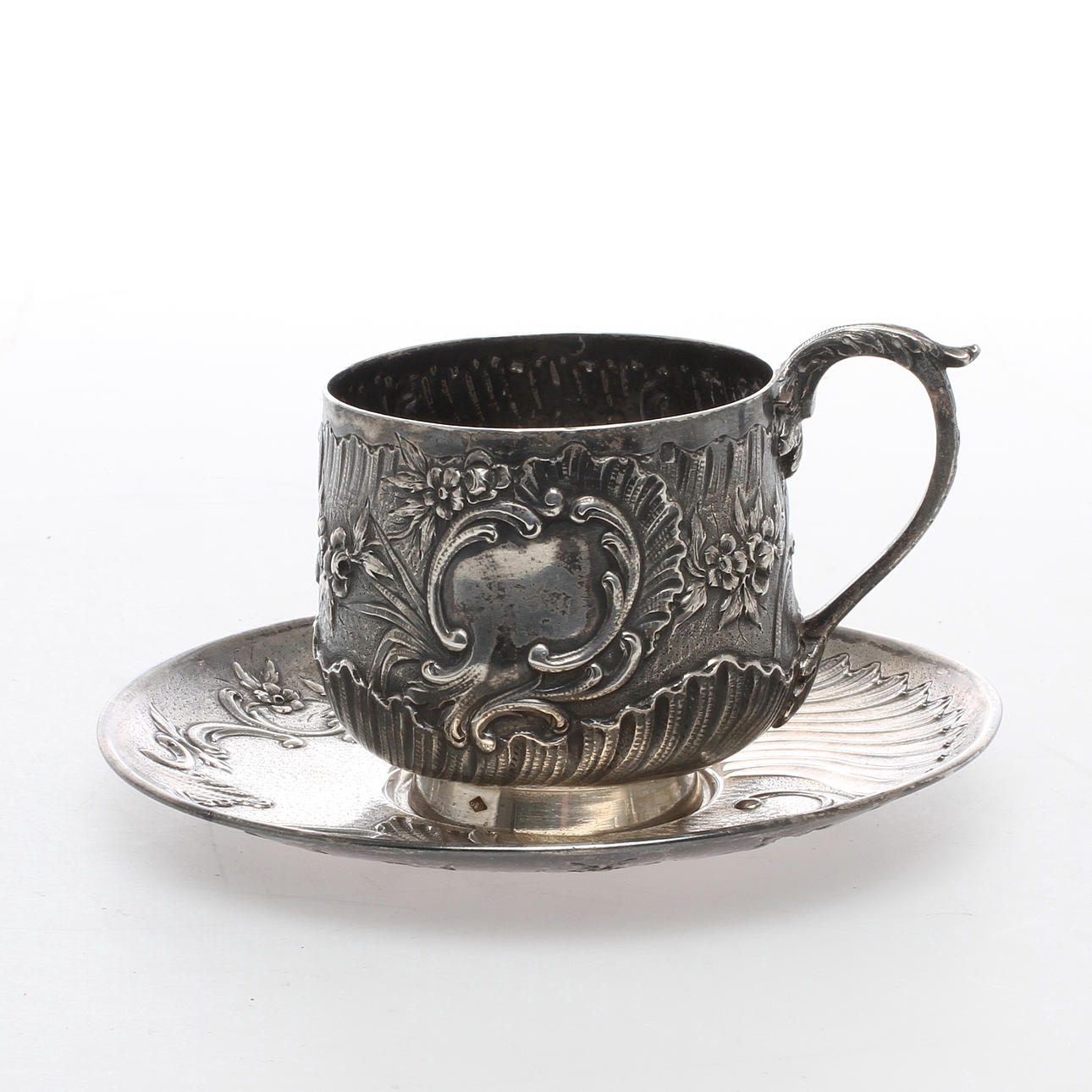 KOPP MED FAT, silver, Henri Gabert, Frankrike, 1882 - 1901.