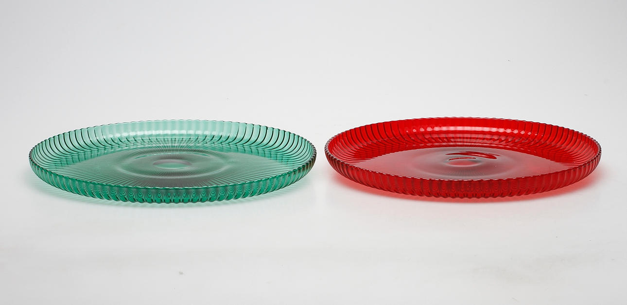 FAT, 2 st, glas, "Reffla", Arthur Percy, Gullaskruf.