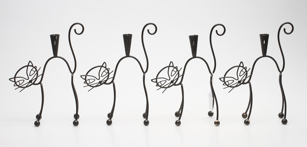 GOLVLJUSSTAKAR, 2 par, Gunnar Ander, Ystad metall.