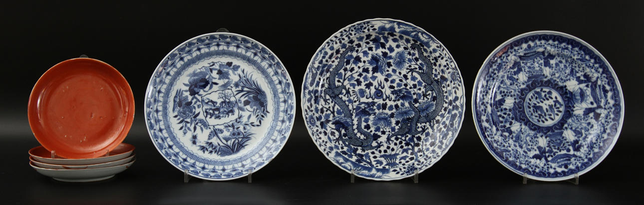 FAT, 7 st, porslin. Kina 1800-tal.