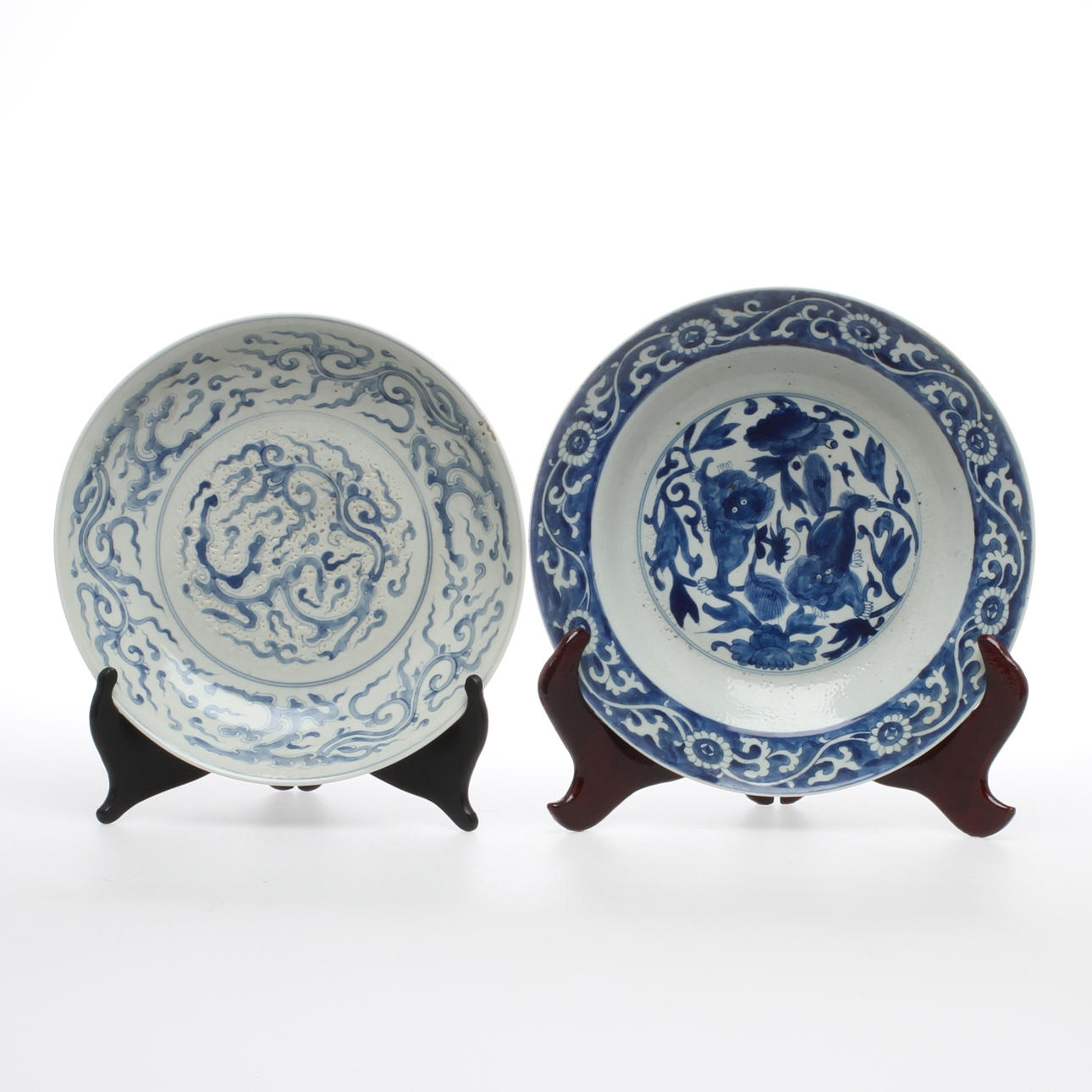 SKÅLFAT, 2 st, porslin, Kina.