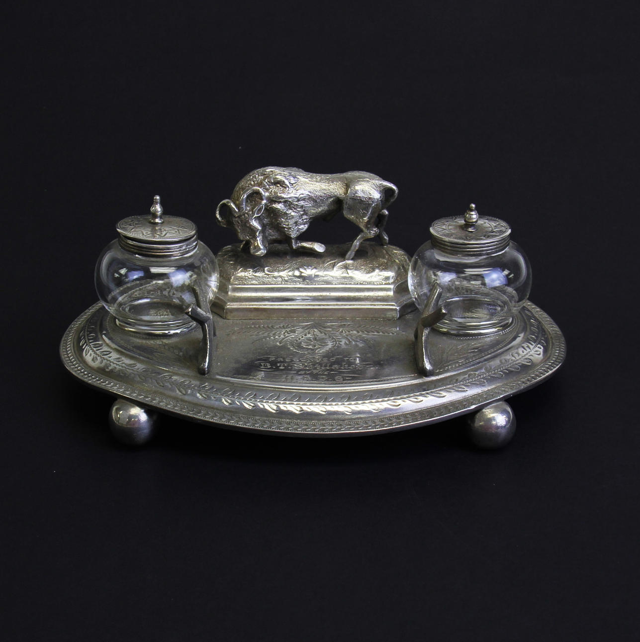 19TH C. JAMES DEAKIN DESK STAND.