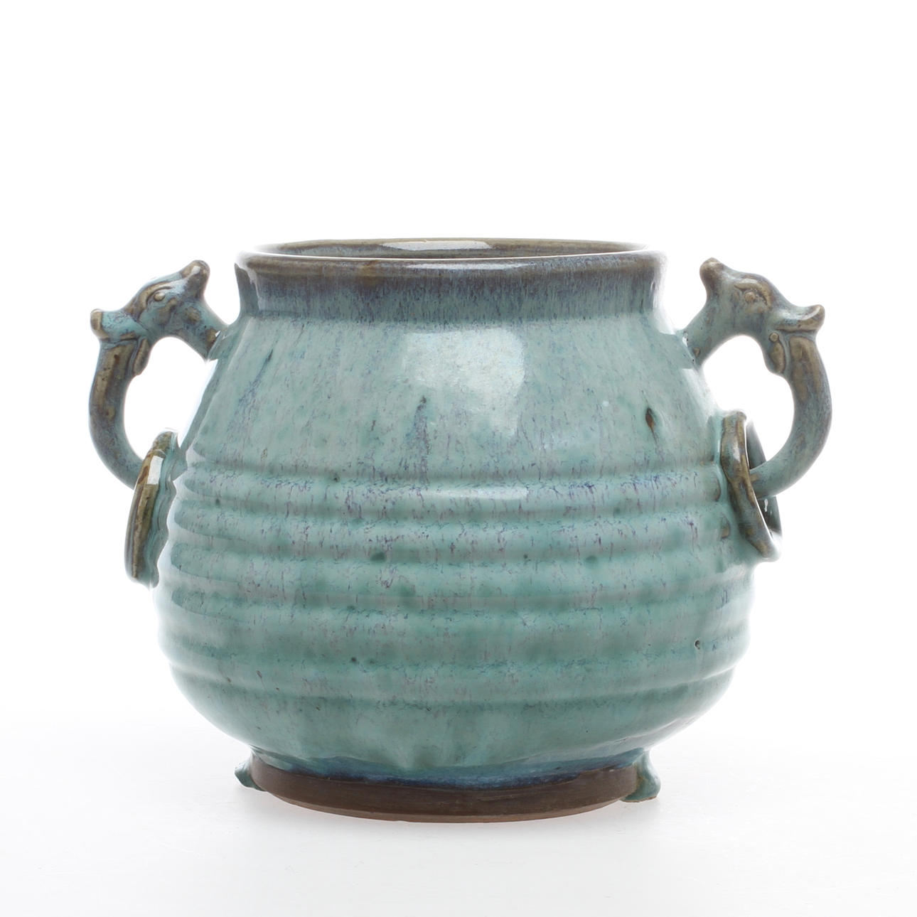 KRUS MED HÄNKLAR, keramik, orientalisk.