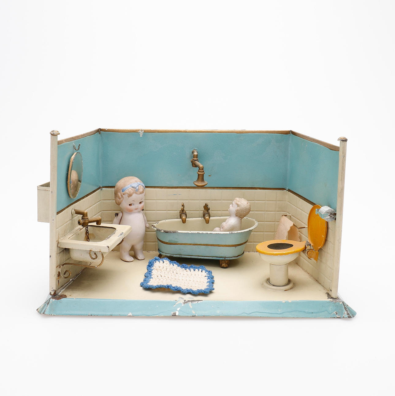 BAÑO PARA MUÑECAS, PROBABLEMENTE MÄRKLIN, años 20/30.